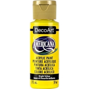 Picture of DecoArt Americana Acrylic Paint 2oz - Bright Yellow