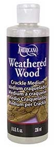 Picture of DecoArt Weathered Wood Medium Americana 8oz - Κρακελέ Ενός Συστατικού 236ml
