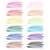 Picture of Tulip Fine Fabric Markers Μαρκαδόροι για Ύφασμα - Rainbow, 12τεμ.