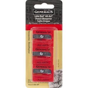 Picture of General's Little Red All-Art Pencil Sharpeners, 3pcs