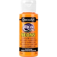 Εικόνα του DecoArt Ακρυλικό Χρώμα Americana Neons 59ml - Torrid Orange