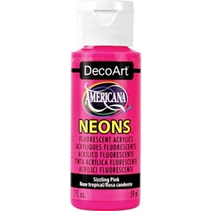 Picture of DecoArt Ακρυλικό Χρώμα Americana Neons 59ml - Sizzling Pink
