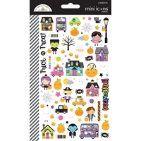Εικόνα του Doodlebug Mini Cardstock Stickers Αυτοκόλλητα - Booville, 2 φύλλα