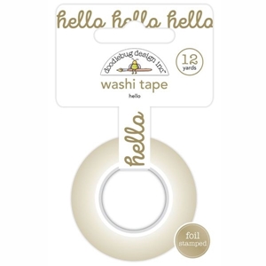 Picture of Doodlebug Design Washi Tape Αυτοκόλλητη Διακοσμητική Ταινία - Hello