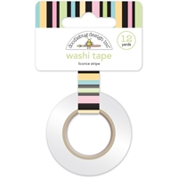 Εικόνα του Doodlebug Design Washi Tape Αυτοκόλλητη Διακοσμητική Ταινία - Licorice Stripe