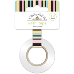 Picture of Doodlebug Design Washi Tape Αυτοκόλλητη Διακοσμητική Ταινία - Licorice Stripe