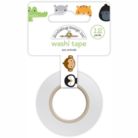 Εικόνα του Doodlebug Design Washi Tape Αυτοκόλλητη Διακοσμητική Ταινία - Zoo Animals