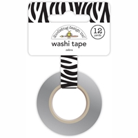 Εικόνα του Doodlebug Design Washi Tape Αυτοκόλλητη Διακοσμητική Ταινία - Zebra