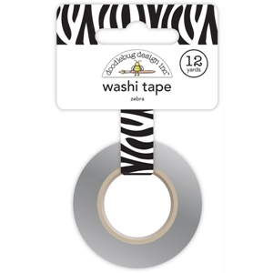 Picture of Doodlebug Design Washi Tape Αυτοκόλλητη Διακοσμητική Ταινία - Zebra