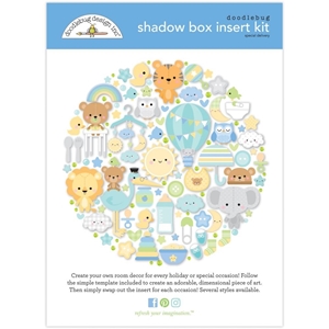 Picture of Doodlebug Design Shadow Box Insert Kit για 3D Διακοσμητικό  - Special Delivery