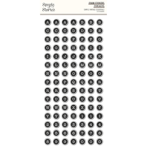 Picture of Simple Stories Foam Stickers Διαστατικά Αυτοκόλλητα – Simple Vintage Essentials, Type Keys, 210τεμ.
