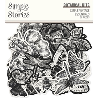 Εικόνα του Simple Stories Διακοσμητικά Εφήμερα  – Simple Vintage Essentials, Botanical Bits, 38τεμ.