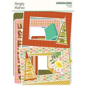 Picture of Simple Stories Διακοσμητικά Chipboard Πλαίσια - Trail Mix, 6τεμ.
