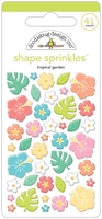 Εικόνα του Doodlebug Design Διακοσμητικά Αυτοκόλλητα Shape Sprinkles - Seaside Summer, Tropical Garden, 41τεμ.