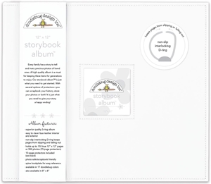 Picture of Doodlebug Design Storybook Album 12"x12" - Lily White