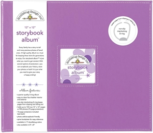 Picture of Doodlebug Design Storybook Album 12"x12" - Lilac