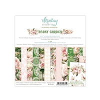 Εικόνα του Mintay Papers Μπλοκ Scrapbooking Διπλής Όψης 6"x 6" - Peony Garden