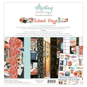 Picture of Mintay Papers Scrapbooking Paper Set 12"X12" -  School Days