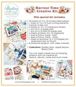 Picture of Mintay Papers Creative Kit - Class In a Box, Harvest Time, 32pcs