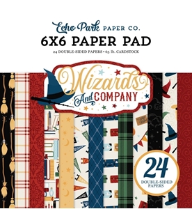 Picture of Echo Park Double-Sided Paper Pad 6"X6" - Wizards and Company 