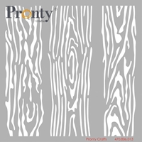Εικόνα του Pronty Crafts Mask Στένσιλ 6"x6" - Wood Boards