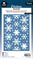 Εικόνα του Studio Light Christmas Essentials Mask Στένσιλ - Nr.213 Snow Pattern