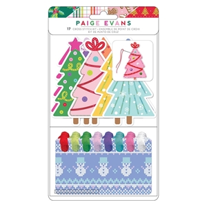 Picture of American Crafts Paige Evans Cross Stitch Kit - Sugarplum Wishes, 17τεμ.