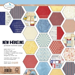 Picture of Elizabeth Craft Designs Double-Sided Cardstock Pack 12"X12" - New Horizons