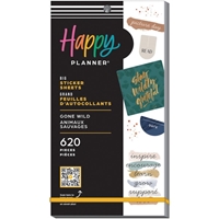 Εικόνα του Happy Planner Sticker Value Pack Μπλοκ με Αυτοκόλλητα - Gone Wild Big, 620τεμ.
