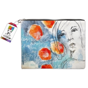 Picture of Dina Wakley Media Printed Pouch - Τσαντάκι 9"X12"