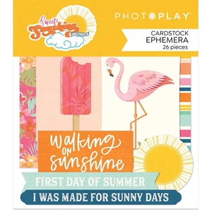 Picture of Photoplay Διακοσμητικά Cardstock Εφέμερα - Sweet Sunshine, 26τεμ.