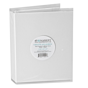 Picture of 49 And Market Create-An-Album Tall Standard Album Cover - White