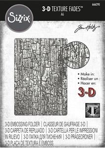 Picture of Sizzix Tim Holtz 3D Texture Fades Embossing Folder Μήτρα Για Ανάγλυφα - Cracked