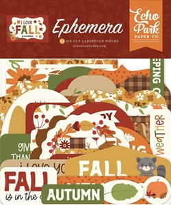 Picture of Echo Park Διακοσμητικά Cardstock Εφέμερα - I Love Fall, 34τεμ.