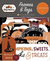 Εικόνα του Carta Bella Διακοσμητικά Cardstock Εφέμερα - Halloween, Frames & Tags, 34τεμ.