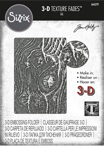 Picture of Sizzix 3D Texture Fades Embossing Folder Μήτρα για Ανάγλυφα  By Tim Holtz - Christmas, Wood Grain