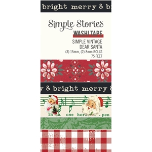 Picture of Simple Stories Washi Tapes - Simple Vintage Dear Santa, 5pcs