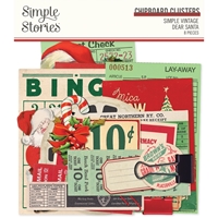 Εικόνα του Simple Stories Chipboard Clusters - Simple Vintage Dear Santa, 8τεμ.