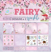 Εικόνα του Little Birdie Cardstock Pack Μπλοκ Χαρτιά Scrapbooking 6"X6" - Fairie Sparkle
