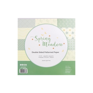 Picture of Craft Perfect Double-Sided Cardstock Μπλοκ Χαρτιά Scrapbooking 6"X6 - Spring Meadow