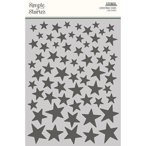 Picture of Simple Stories Στένσιλ 6"x8" - Simple Vintage Tis The Season, Stars