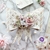 Picture of Prima Marketing Mulberry Paper Flowers - Christmas Market, Santa Sweet, 9pcs