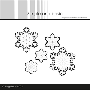Picture of Simple and Basic Μήτρες Κοπής -  Snowflakes, 5τεμ.