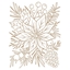 Εικόνα του Pinkfresh Studio Hot Foil Plate - Full Bloom Poinsettia