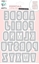 Εικόνα του Studio Light Creative Craftlab Μήτρες Κοπής -  Stitched Alphabet, 52τεμ.