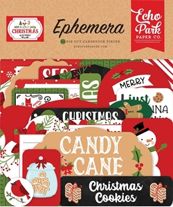 Picture of Echo Park Cardstock Ephemera - Have A Holly Jolly Christmas, 34 pcs