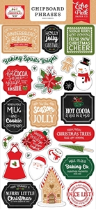 Picture of Echo Park Chipboard Phrases 6"X13" - Have A Holly Jolly Christmas, 26pcs