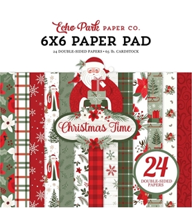 Picture of Echo Park Double-Sided Paper Pad 6"X6" - Christmas Time