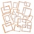 Picture of 49 and Market Frame Set - Color Swatch Peach, 18pcs