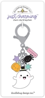 Εικόνα του Doodlebug Design Charm Clip & Keychain Διακοσμητικό Μπρελόκ - Sweet & Spooky, Boo-Tique Just Charming